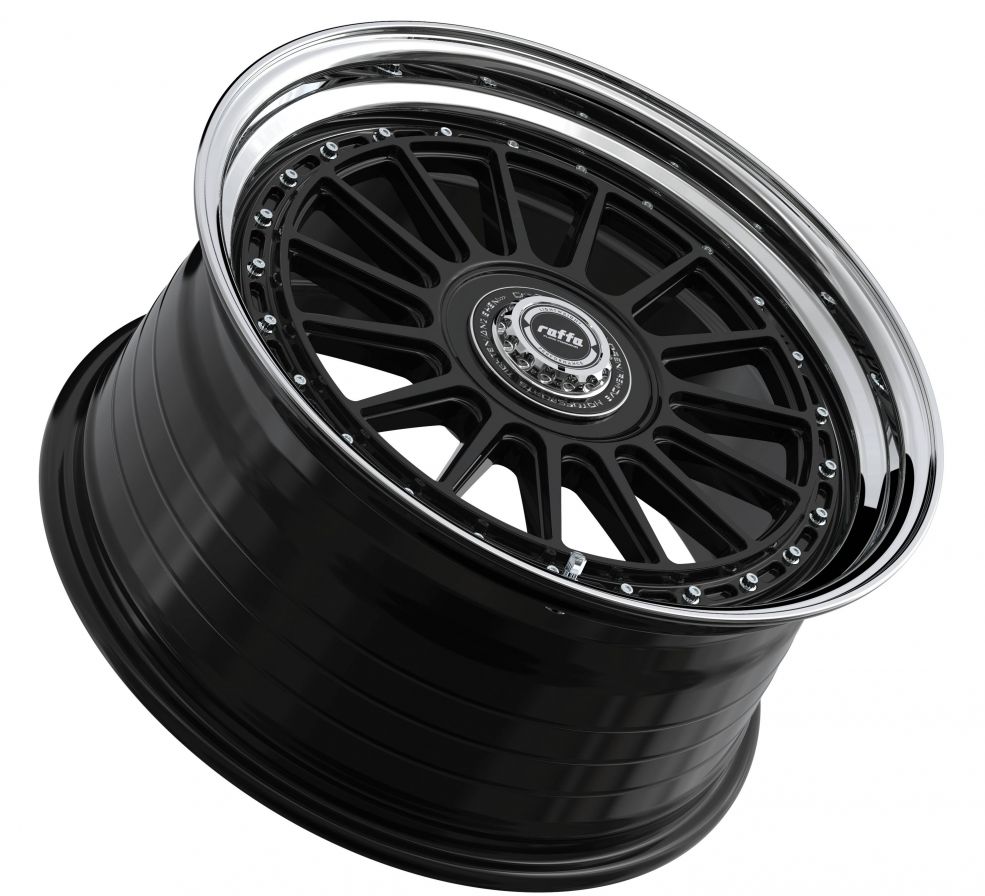 Raffa Wheels<br>RF-04 ZV Glossy Black (19x8.5)